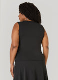 Ruched Faux Wrap Top