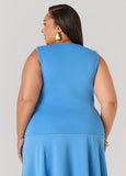 Ruched Faux Wrap Top