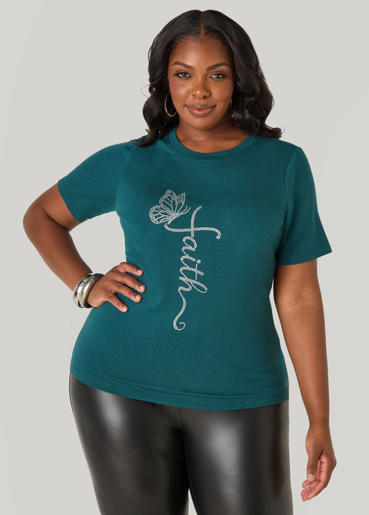 Faith Crystal Tee