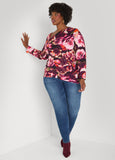Asymmetric Floral Top