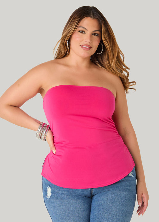 Ruched Tube Top