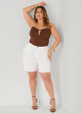 Ruched Tube Top