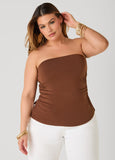 Ruched Tube Top