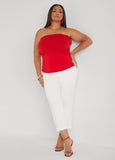 Ruched Tube Top