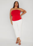 Ruched Tube Top
