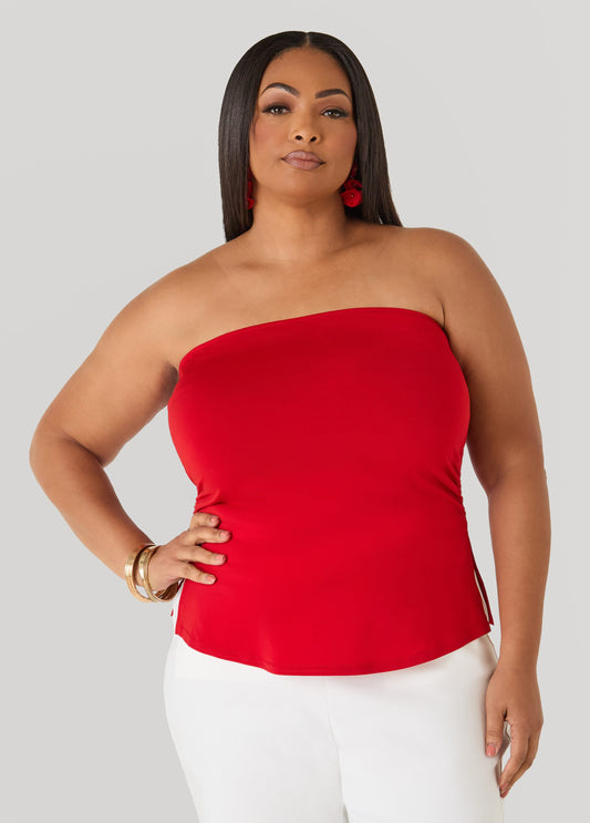 Ruched Tube Top