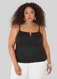 Ruched U Ring Cami