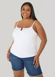 Ruched U Ring Cami Top