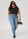 Ruched Cowl Neck Top