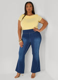 Ruched Cowl Neck Top