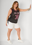 Drawstring Basketball Jersey