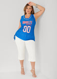 Drawstring Basketball Jersey