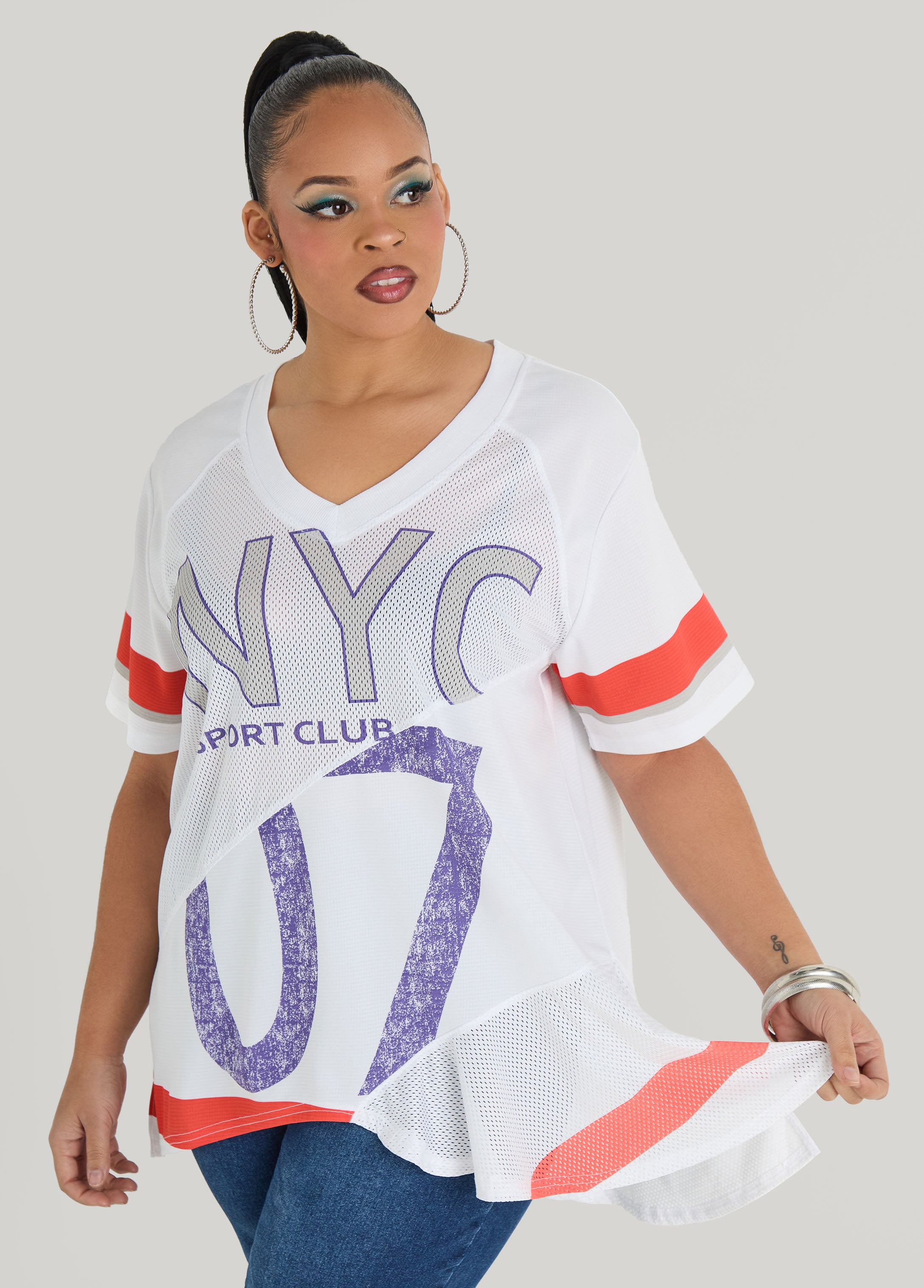 NYC Patchwork Jersey – Ashley Stewart