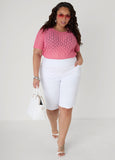 Floral Mesh Tee