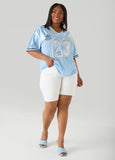 Sequin 23 Mesh Paneled Jersey