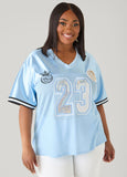 Sequin 23 Mesh Paneled Jersey