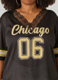 Chicago Lace Trimmed Jersey