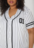 Striped Baseball Jersey