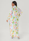 Summer Print Mesh Duster