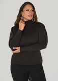 Puff Sleeved Turtleneck Sweater