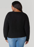 Ribbed Raglan Sweater