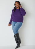 Ribbed Raglan Sweater