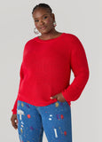 Ribbed Raglan Sweater