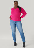 Ribbed Raglan Sweater