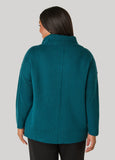 Pocket Front Cowl Neck Sweater