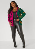Tiger Two Tone Cardigan