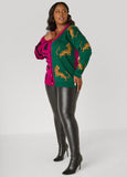 Tiger Two Tone Cardigan