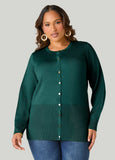 Button Front Knit Cardigan