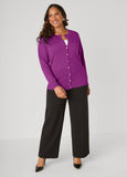 Button Front Knit Cardigan