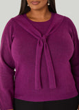 Tie Front Sweater