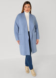 Shawl Collar Open Front Cardigan