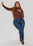 Ribbed Pullover Turtleneck Sweater