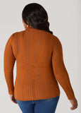 Ribbed Turtleneck Sweater
