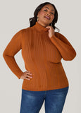 Ribbed Turtleneck Sweater