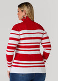 Turtleneck Striped Sweater