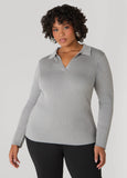 Ribbed V Neck Sweater