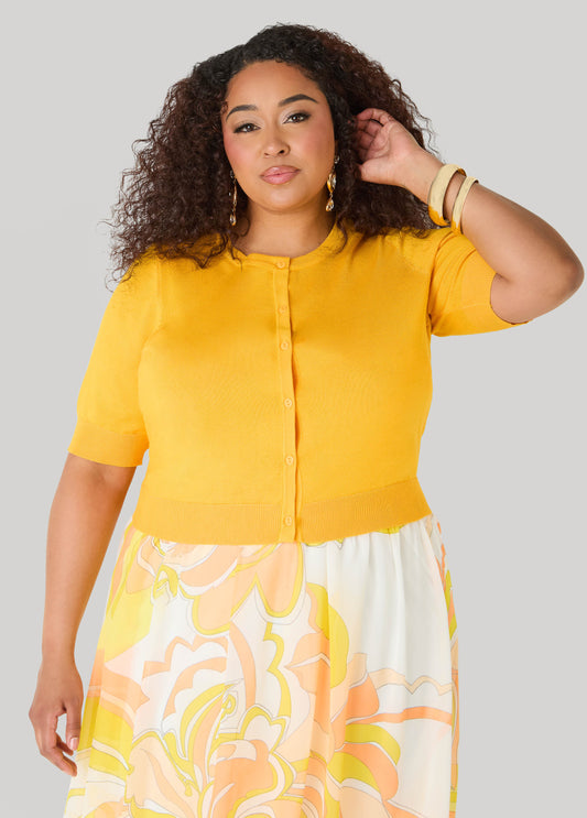 Knitted Crop Cardigan