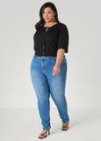 Cropped Knit Cardigan