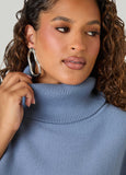 Cuffed Sleeve Turtleneck Sweater