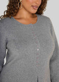 Knitted Peplum Cardigan