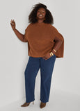 Ribbed Sweater Cape