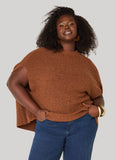 Ribbed Sweater Cape