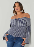 Plus Size Foldover Zip Front Sweater