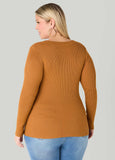 Ribbed Crewneck Sweater