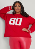 Varsity Pullover Sweater