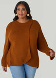Crisscross Ribbed Sweater